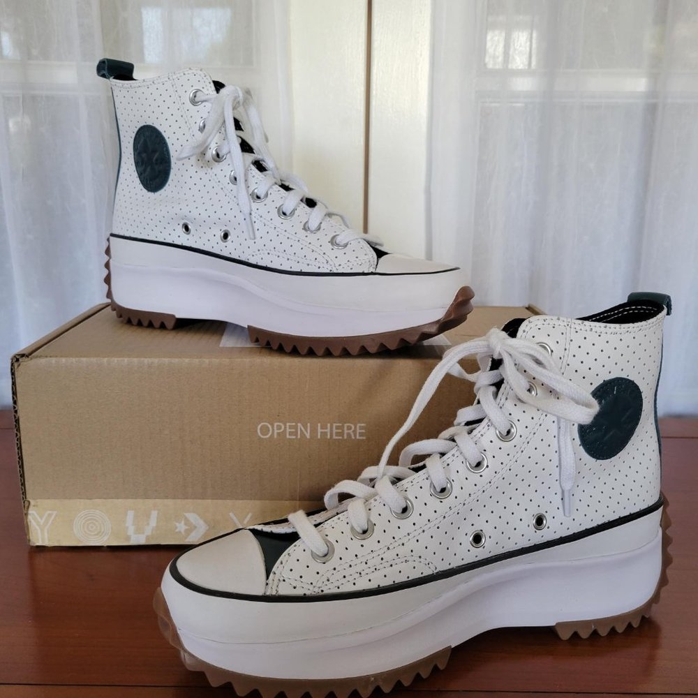 Converse CUSTOM Run Star Hike Platform LEATHER WM size 11/Men 9.5